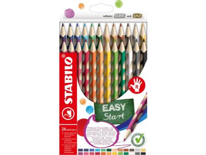 Drevené pastelky EASYcolors P 24sada