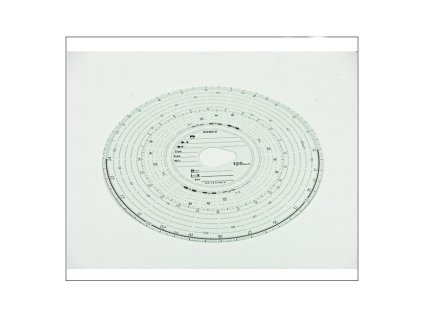 Tachografické kotúče Kienzle 125-24 4KA, 100 ks