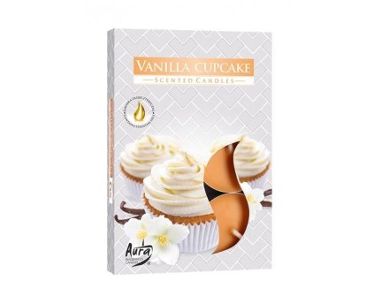 Čajové sviečky Vanilla Cupcake (6 ks)