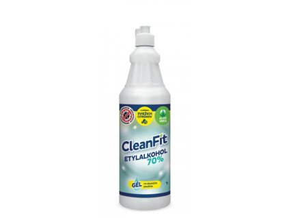 CleanFit dezinfekčný gél 70% citrus na ruky 1 l+ pumpička ZDARMA