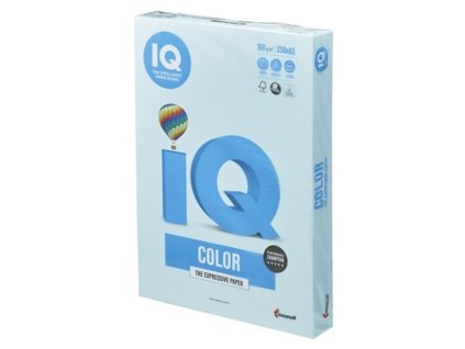 Farebný papier IQ color stredne modrá MB30, A3 160g