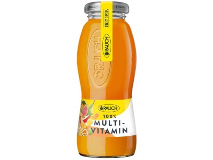 Džús RAUCH Multivitamín 100%  24 x 0,2 ℓ NEVRATNÉ SKLO