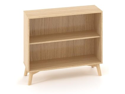 Policová skriňa ALFA ROOT nika, 1 polica, 100x45x88,7cm, dub