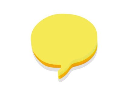 Samolepiaci bloček Speech bubble cube 70x70mm
