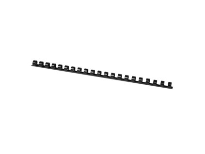 Plastové hrebene Q-CONNECT 12mm čierne