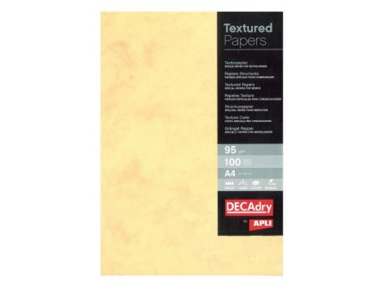 Štrukturovaný papier Mramor, zlatá, 95 g, 100 hárkov