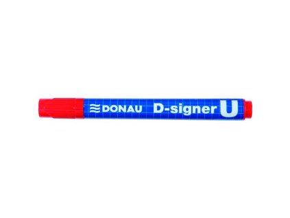 Popisovač permanentný D-singer U červený