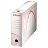 Archívny box Esselte 80mm biely/červený