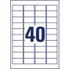 Etikety odolné na špeciálne použitie s trojnásobnou lepivosťou Avery 63,5x33,9mm biele