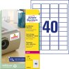 Etikety odolné na špeciálne použitie s trojnásobnou lepivosťou Avery 63,5x33,9mm biele