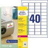 Etikety odolné na špeciálne použitie s trojnásobnou lepivosťou Avery 63,5x33,9mm biele