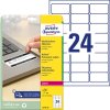 Etikety odolné na špeciálne použitie Avery `okamžite viditeľná manipulácia` 63,5x33,9mm biele