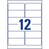Etikety Avery 99,1x42,3 mm, ultra odolné biele
