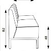 Dvojkreslo Steve, celočalúnené, š. 118 cm, zdravotnícka ekokoža 096