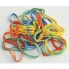 Gumičky balíkové Q-CONNECT 50x11 mm mix farieb 100g