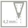 Ceruzka STABILO ergonomická EASYgraph pre ľavákov modrá 6ks