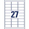 Etikety univerzálne 63,5x29,6mm Avery  A4, silne lepivé 20 hárkov