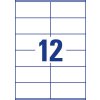 Etikety univerzálne 105x48mm Avery  A4, silne lepivé 20 hárkov