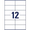 Etikety univerzálne 105x48mm Avery  A4, silne lepivé 20 hárkov