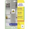 Etikety univerzálne 105x48mm Avery  A4, silne lepivé 20 hárkov