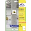 Etikety univerzálne 105x148mm Avery  A4, silne lepivé 20 hárkov