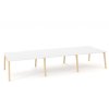 Pracovné stoly Bench ALFA ROOT 420x160cm, biely