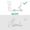 Stojan na notebook nastaviteľný Leitz Ergo s viacerými uhlami sklonu, zamatový šedý