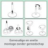 Ergonomická balančná stolička Leitz Ergo na sedenie, svetlo šedá