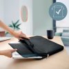 Stojan na notebook nastaviteľný Leitz Ergo hliníkový ultra plochý nastaviteľný, zamatový šedý