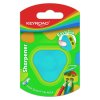 Strúhadlo KEYROAD plastové s dvomi otvorm blister mix farieb