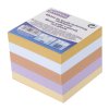 Bloček kocka nelepená, 83x83x75 mm, pastelové farby