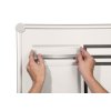 Magnetický DURAFRAME MAGNETIC Top pre A4, 210x40 mm, čierny