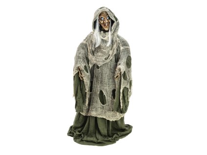 Halloween čarodějnice s bradavicí, animovaná, 175cm