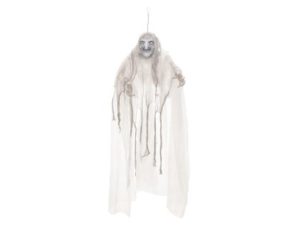 Halloween čarodějnice bílá, 170cm