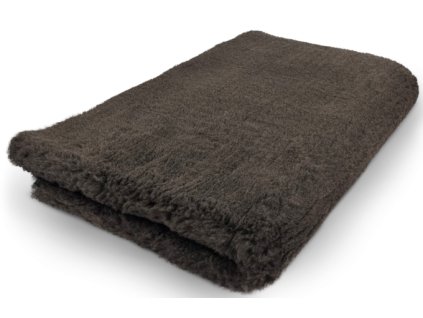VetBed protiskluz/DryBed Extra premium deka pro psa, tmavě hnědá