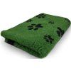 VetBed protiskluz / DryBed Zelená a černé packy