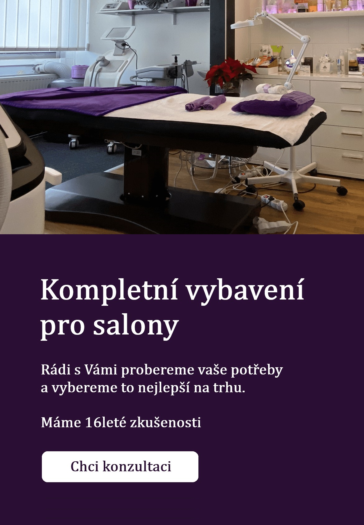 vybaveni salonu konzultace