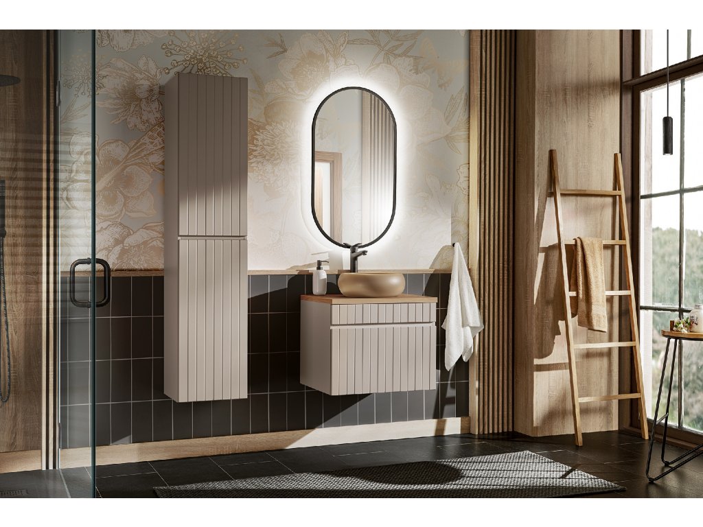 Iconic Cashmere 60 koupelnová sestava s deskou a umyvadlem
