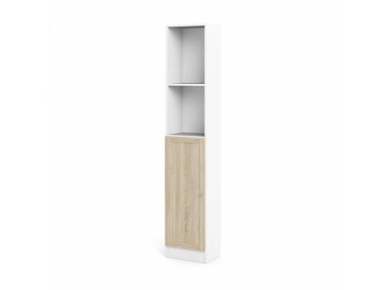 Knihovna Basic 71760/27 bílá/dub sonoma