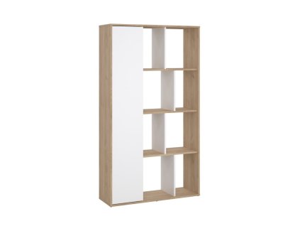 Knihovna Maze 71739 jackson hickory/bílý lesk