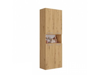 Koupelnová vysoká skříňka Noemi 1K DK dub artisan