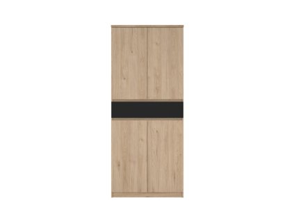 Botník Naia 92210 jackson hickory/černý mat