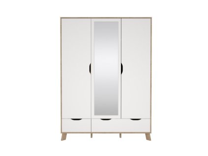 Šatní skříň Ikast 86709 jackson hickory/bílá