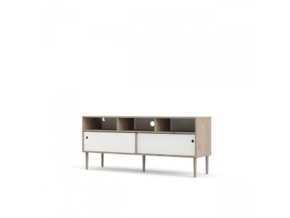 TV stolek Rome 66304 bílá/dub hickory