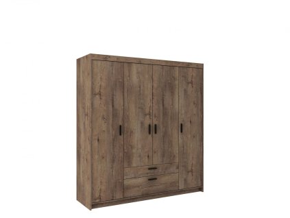 Skříň Muela čtyřdveřová dub lefkas