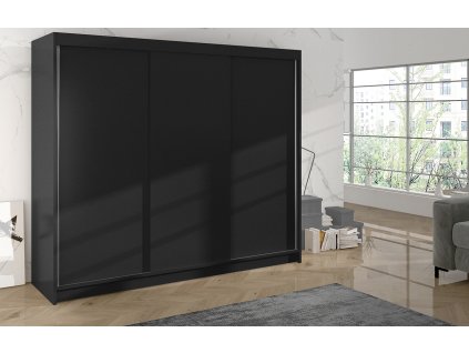 Skříň Debora II 200 - černá