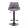 Barová židle TERKAN šedá