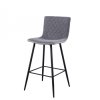 Barová židle TORANA světle šedá