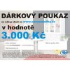 Dárkový poukaz v hodnotě 3000 Kč