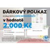 Dárkový poukaz v hodnotě 2000 Kč